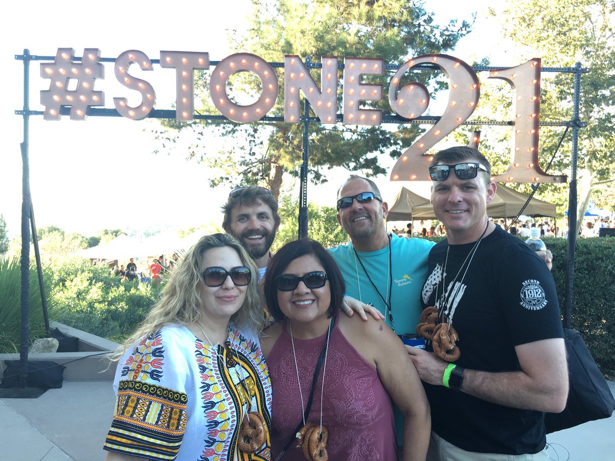 Shwag92's tweet photo. .@GreenFeetBeer @1912Brewing I don't know how far my voice goes w/ @StoneBrewing but we were championing you! #stone21 #gregkoch https://t.co/vA4Rpy0hls