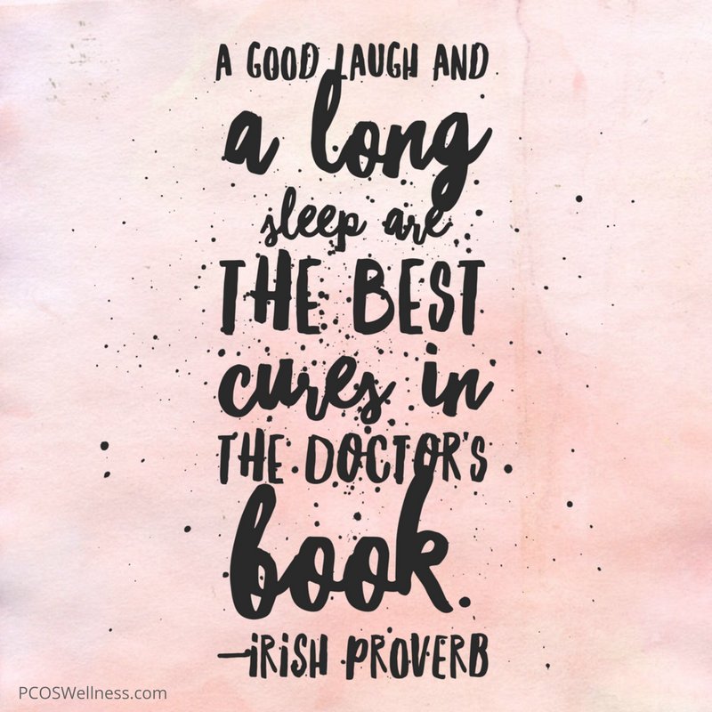 askdrgretchen's tweet photo. Who makes you laugh when you really need it?  What makes you feel restored? #PCOSwellness #selfcare https://t.co/4ZENyEToR6
