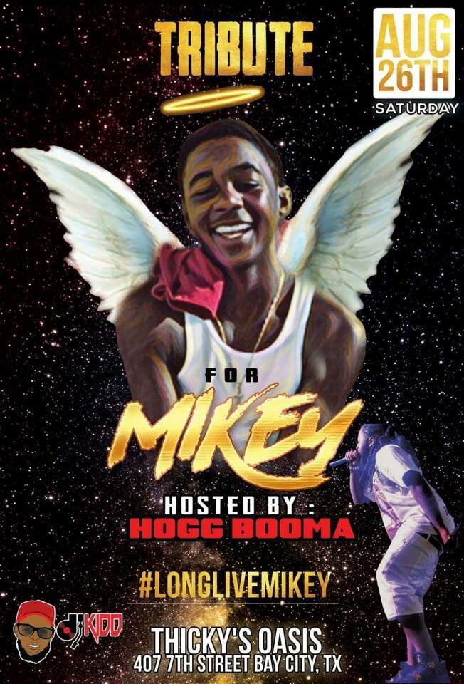 DominoBomino's tweet photo. TRIBUTE TO MIKEY 8/26 @ Thickys Oasis 😇 #RestEasyMikey https://t.co/R5ZWJzbfAT