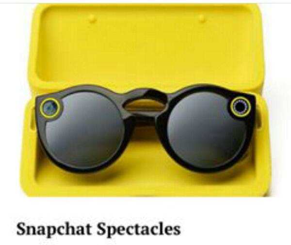 infographic22's tweet photo. Snapchat spectacles::let's you film 10sec videos which you can access and send via snapchat.

Jinal mehta https://t.co/KLRsWTNKKA