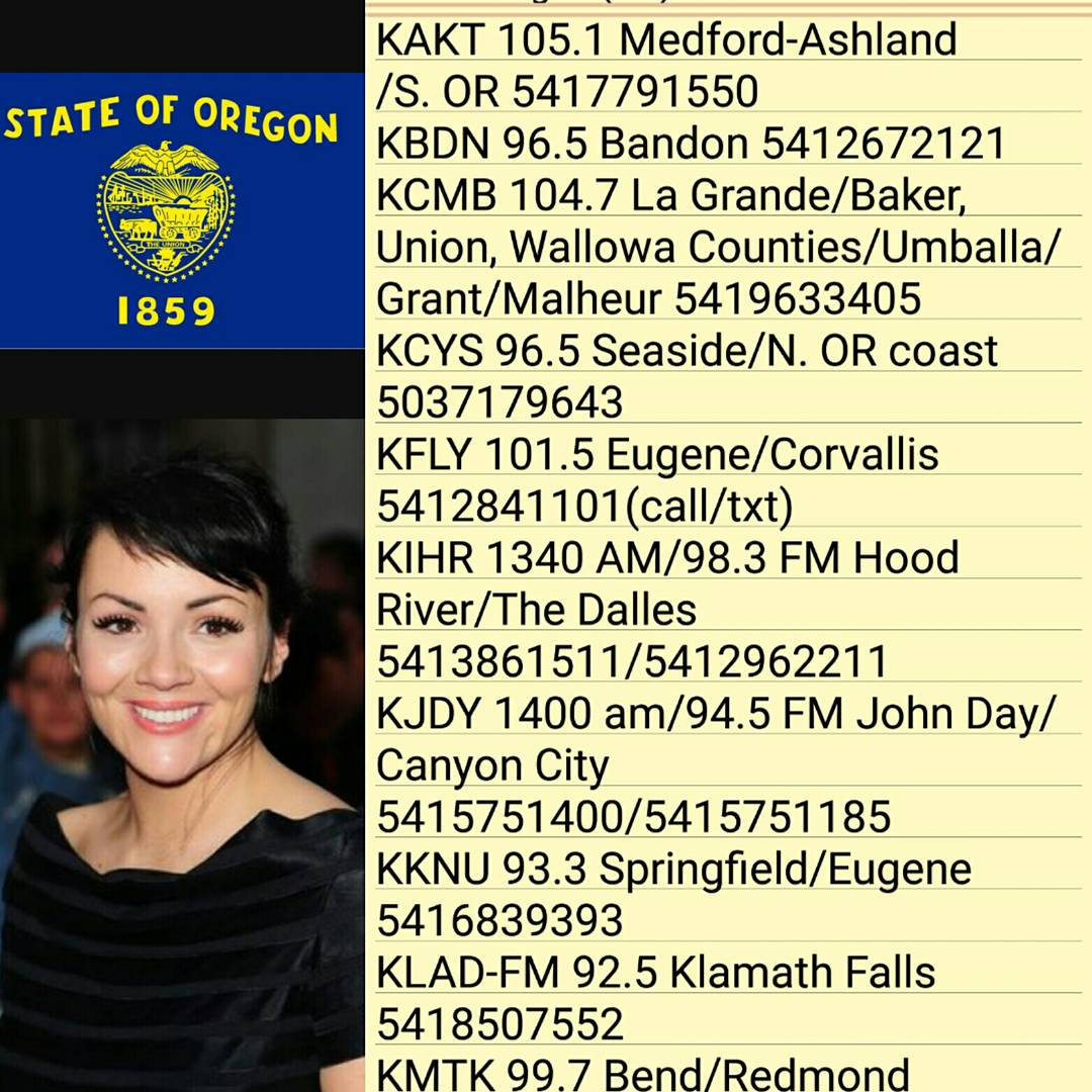 andrinaluvsmart's tweet photo. #Oregon #Country #Request #AnySignOfLife ~or~ #SayImNotAlone by @martineofficial 💙 🎶📻📲📞 #Radio #MartineMcCutcheon #FunWithFlags #1of3 #OR https://t.co/CgvmKzqDMy