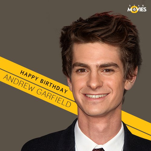 Happy birthday to the amazing Spiderman himself, Andrew Garfield! 