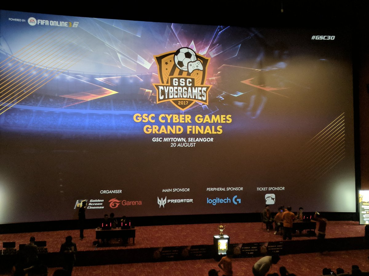 theskop's tweet photo. Ada di sekitar MyTown? Jom ke @GSCinemas saksikan pusingan akhir #GSCcybergames #FIFAonline3. Masuk percuma je. #GSC30 https://t.co/6BU8bi5NtL