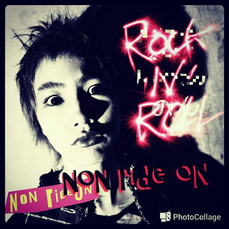 Kengo Honda Non Magic Gokeny Non Ride On Rock N Roll のん 能年玲奈 ノンライドン ジョンライドン ジャケット風