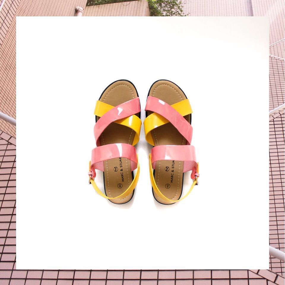 MarcandStuart's tweet photo. Shop our latest colorful Flo crossover sandals in Pink & Yellow. P.S: more choice of colors are available! #marcandstuart
⠀⠀⠀
www.marc-stua… https://t.co/ajnJYZydDD