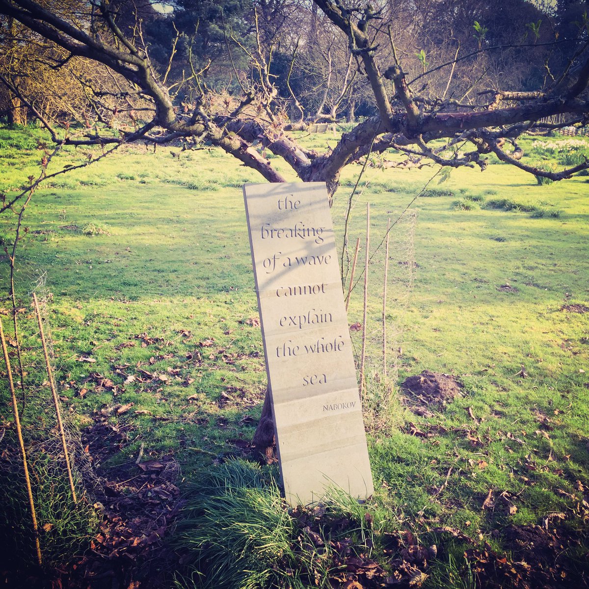orlandoflush's tweet image. Souvenir from Theberton.
#zefrenchfox #guillemettem #belsizing #chezDiana #chezBill #Nabokov #quote #poetry #souvenir #hampsteadlife #magic
