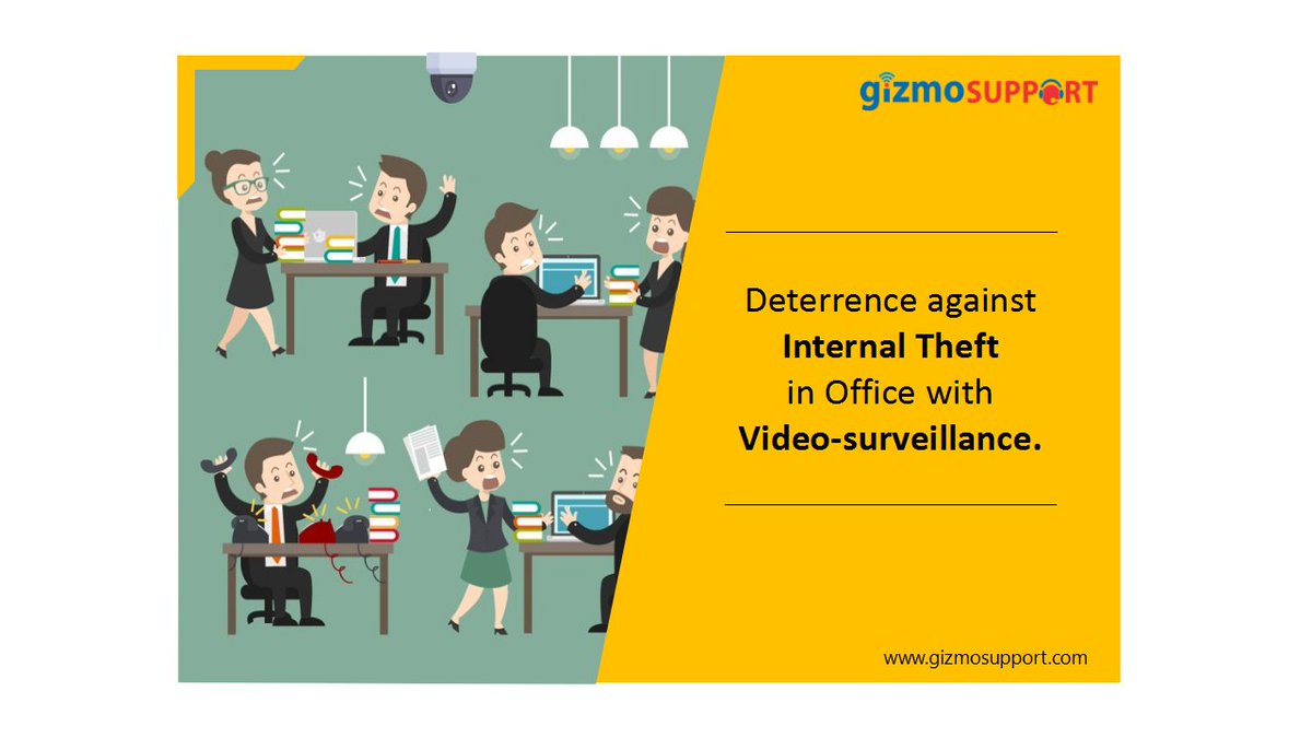 GizmoSupport's tweet photo. Deterrence against #InternalTheft in Office with #VideoSurveillance. #OfficeSurveillance. https://t.co/yhLNOiI0Yc https://t.co/WDdFmH8HxG