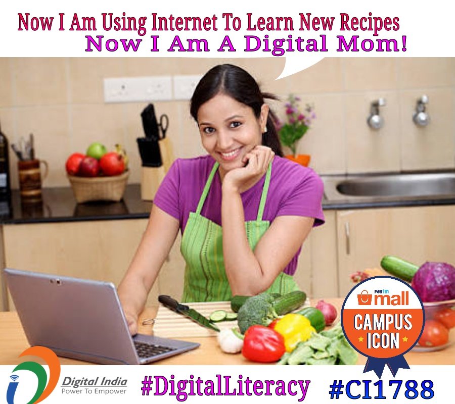 advpksahoo's tweet photo. #Like #Share #Comment
#DigitalIndia #DigitalLiteracy
#PaytmMallCampusIcon #CI1788
My Mom Is Now A #DigitalMom, And Yours?? 😉
@vijayshekhar https://t.co/pZSVQmmmN8