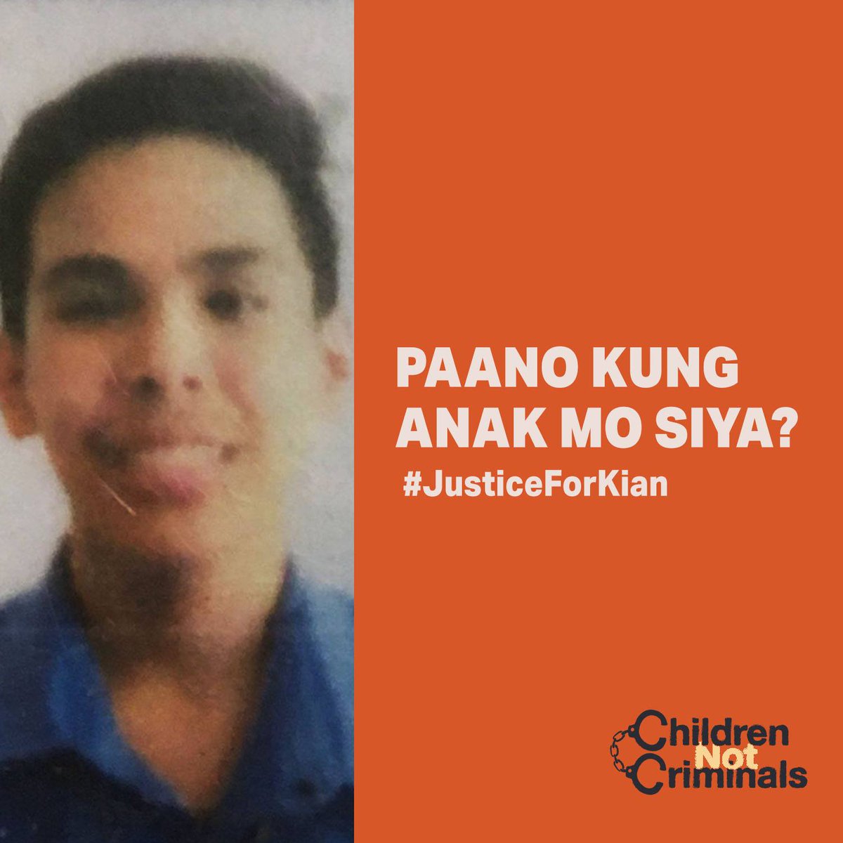 Bunso_PH's tweet photo. Sabi po sa balita nasa 30 na ang mga batang nadadamay sa kampanya laban sa droga. Hustisya para kay Kuya Kian at sa iba pa!

#JusticeForKian https://t.co/lbm4Z3p76w