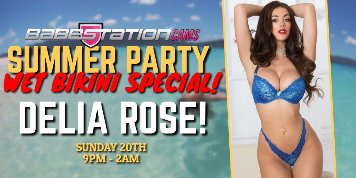 ☀️SUMMER PARTY - WET BIKINI SPECIAL TONIGHT☀️

@deliarosee1 is performing a special WET BIKINI show tonight!
👇😍
https://t.co/RYrtXzOZhB https://t.co/ZgQkWzZggP