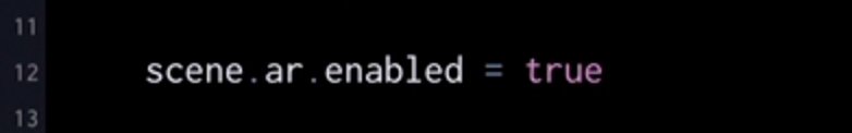 johntwolives's tweet image. Enabling #ARKit in #Codea only takes 1 line of code;
scene.ar.enabled = true