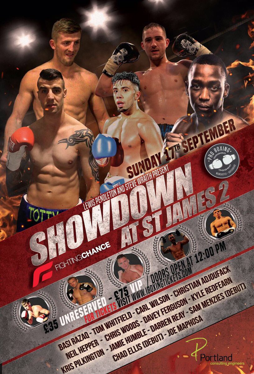 pendletonlewis1's tweet photo. Kyle Redfearn and Jamie Humble look for a step up at Showdown At St James 2 before taking on any one who wants it for an area title #TeamFC https://t.co/RWB9de8DKE
