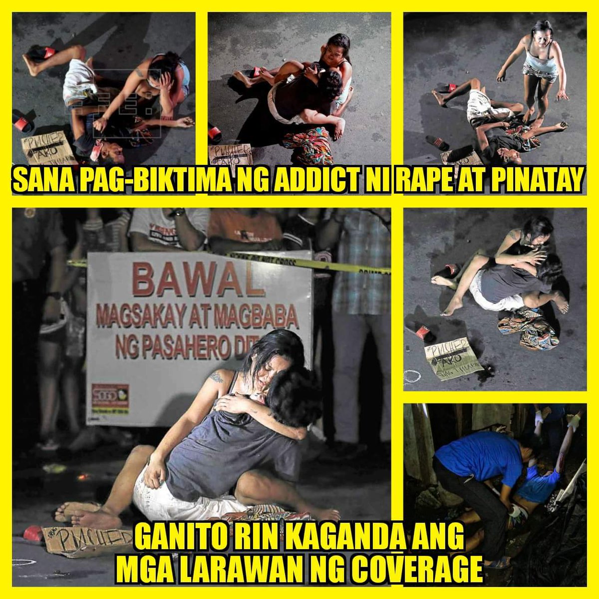 mbchanph78's tweet photo. @Jimparedes Pwede po ba gawan din ninyo ng kanta mga biktima ng mga adik...
#yellowzombies https://t.co/hJIjVJ6Mld