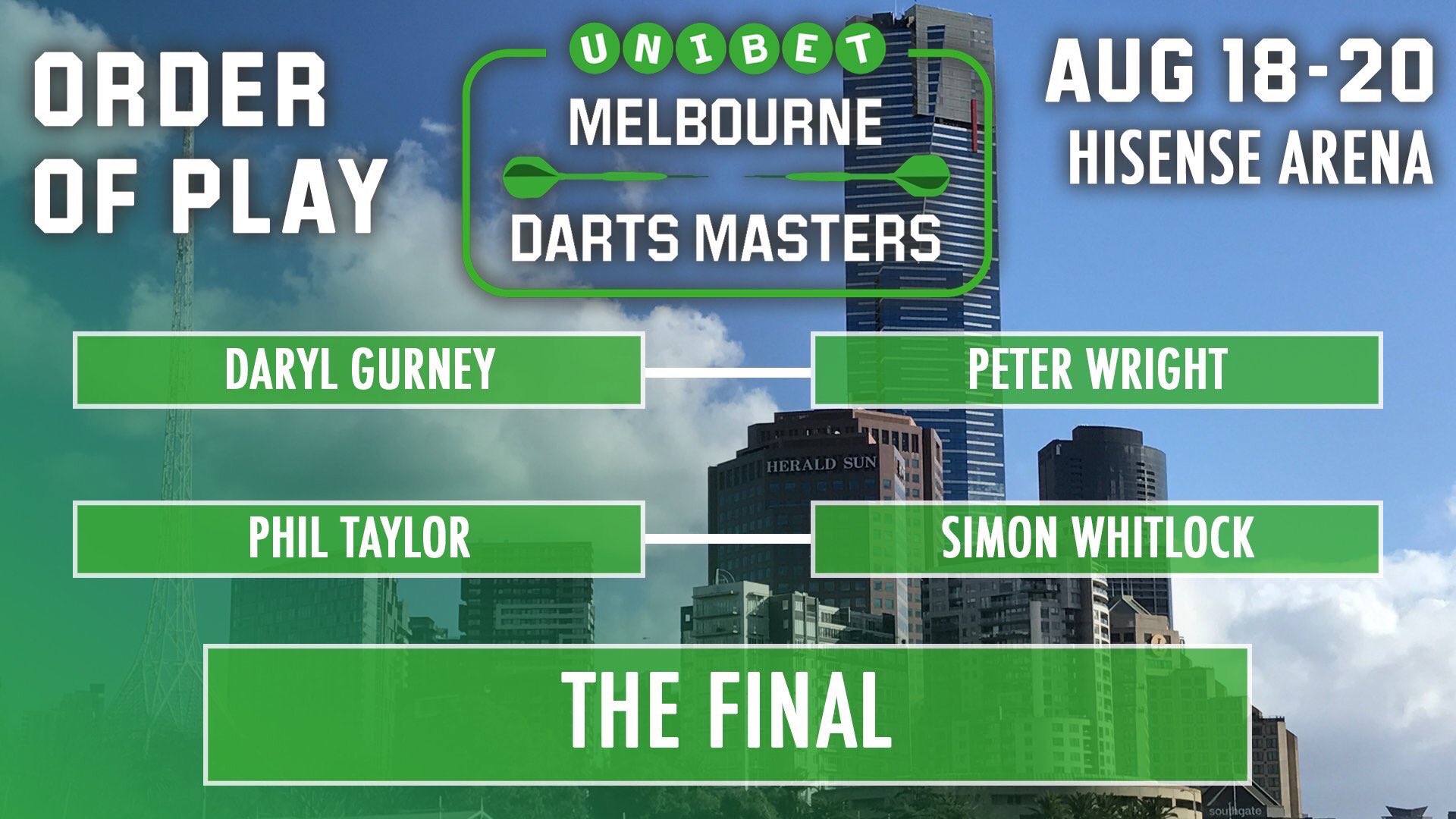 Tommy AFC on Twitter "THE LAST DAY! An exciting night of darts ahead