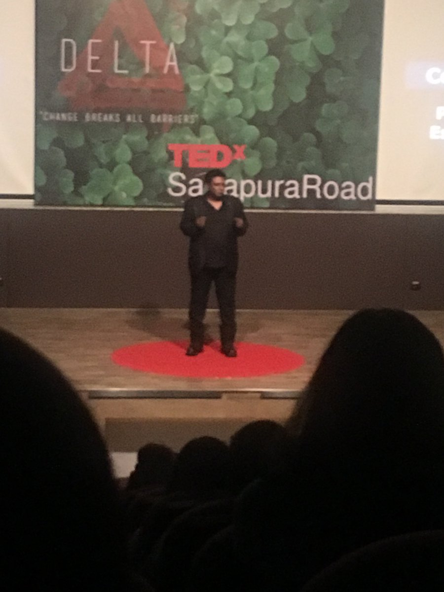 TEDxSarjapura's tweet photo. Franklin Joseph on combat science to prevent, avoid & escape abuse. #tedxsjpr #combatscience https://t.co/Q7mZKCOB3n