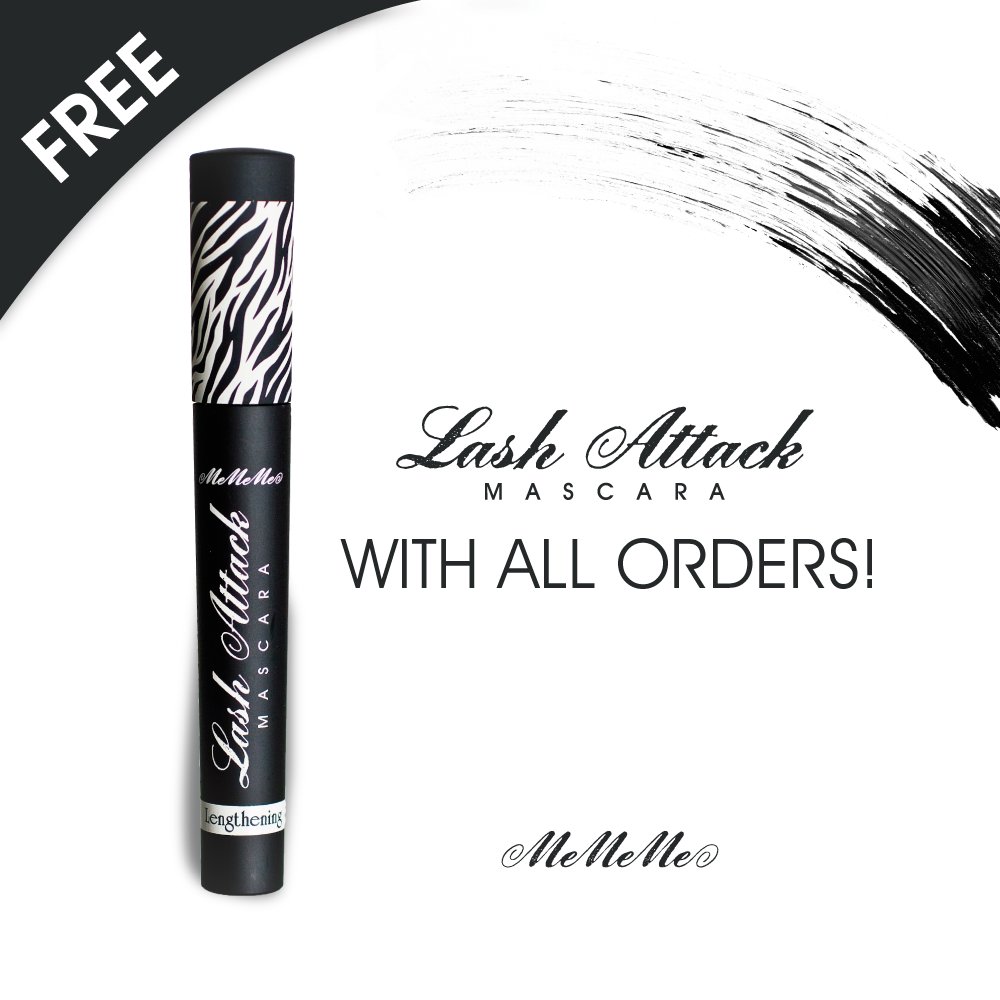 mememecosmetics's tweet photo. Get a FREE #LashAttack Mascara with all orders!
Shop now: https://t.co/Tx7K9nQmee
#crueltyfree #bloggers #mascara #motd #bbloggers https://t.co/sD4Ll2kLok