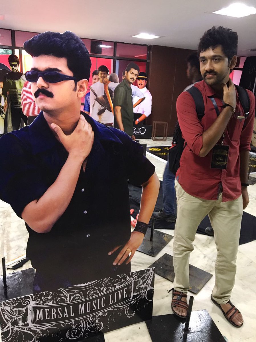 prithvikrish's tweet photo. Gonna be one Epic event 😍😍😍😍 #MersalMusicLive #Mersal #ARRahman #Vijay https://t.co/foGqkvQOkC
