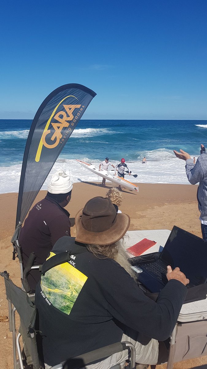 Awesome to see <a href="/garapaddles/">Gara Racing Paddles</a>'s <a href="/Hank_McGregor/">Hank McGregor</a> &amp; <a href="/furby_lee/">Lee Furby</a> take the win on day 2 of the Gara Dolphin Coast Challenge 👏