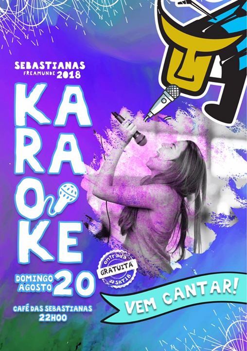 sebastianas's tweet photo. Hoje domingo 20 Agosto 
CAFÉ #SBT SEBASTIANAS
K A R A O K E 🎤 [22h]
#cafeSBT #sebastianas #freamunde #sbt18 #sebastianas #freamunde #umafes… https://t.co/66BzyYrnWJ