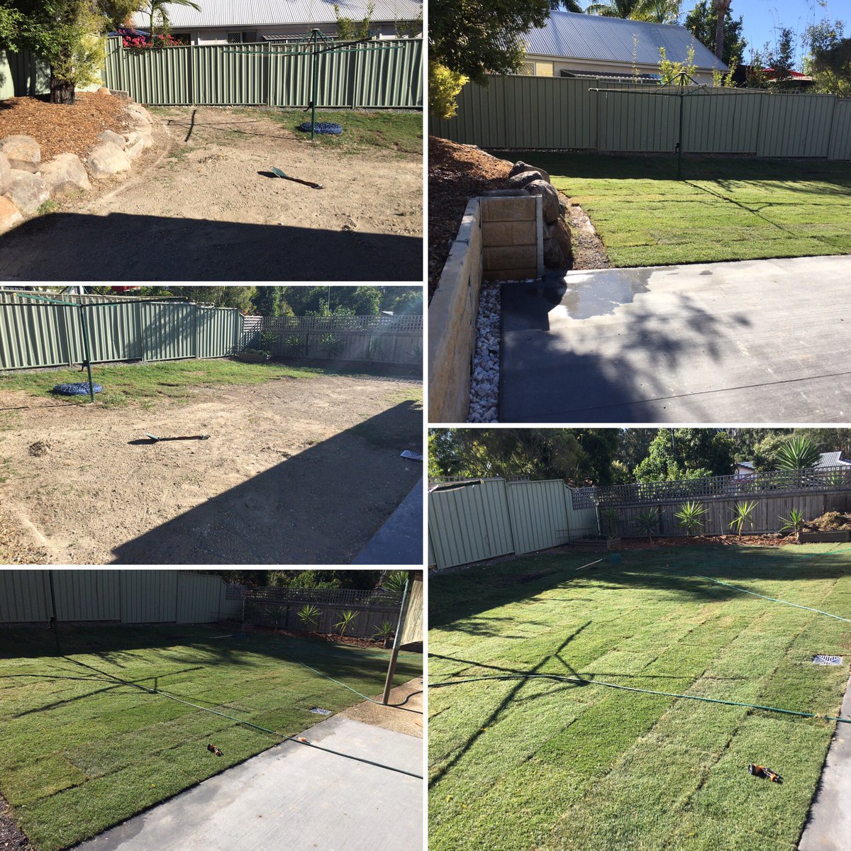 _MissyFit's tweet photo. Weekend #garden project; #turf before and after https://t.co/lKUBKJSLFY