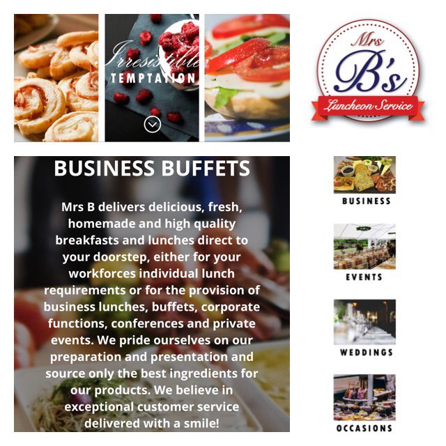 Go check out Mrs B's new website at  mrsb-eastmidlandscatering.co.uk 👨🏼‍💻