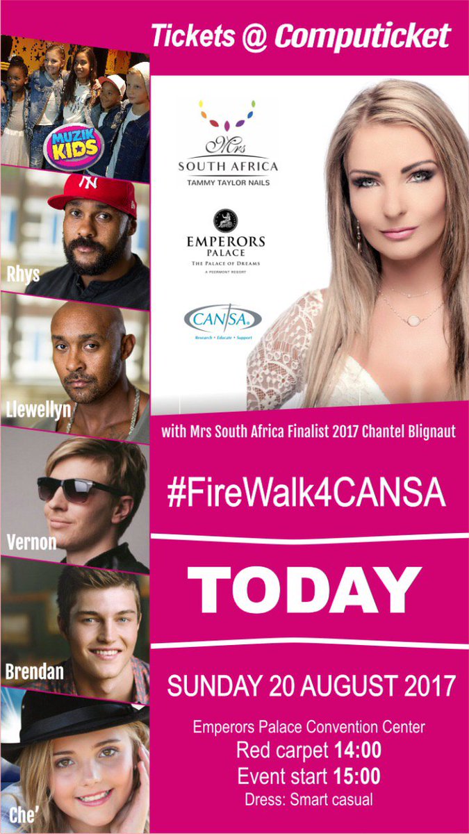 CobusViking's tweet photo. We have 200 free tickets for tonight who is in to join us?
Just come to event and register at 3pm
#firewalk4cansa https://t.co/sWu0lO7MID