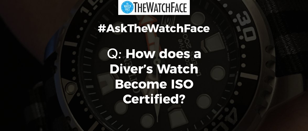 TheWatchFace's tweet photo. How does a Diver's Watch become ISO certified? - #thewatchface - https://t.co/CpIwmUCTT9 https://t.co/oHgnodhL7g