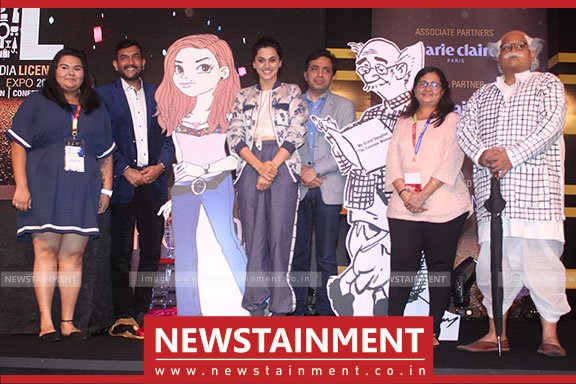NewstainmentTV's tweet photo. #taapseepannu @taapsee inaugurates @LIMALicensing #licensing17 more on https://t.co/AQAUz8usHc https://t.co/vy8aJNoSc8