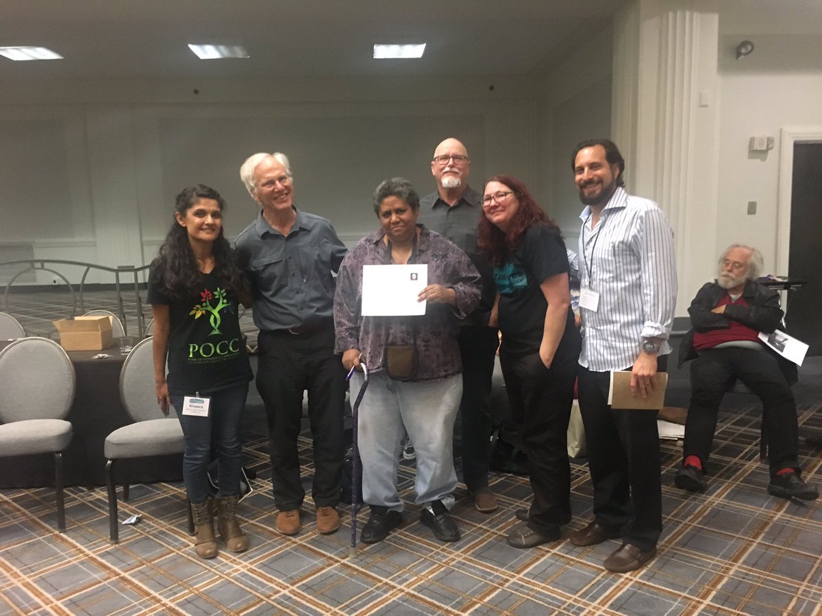 dbfisher21's tweet photo. #NCMHR presents Judi Chamberlin Advocacy award to @yzsmith at #Alternatives2017 at their annual meeting https://t.co/xuIYmKKnod