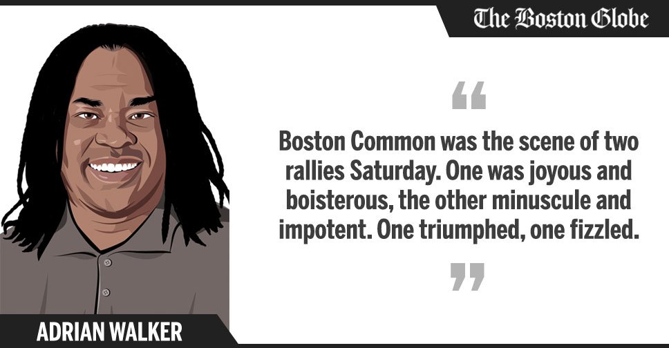 .<a href="/Adrian_Walker/">Adrian Walker</a>: Saturday’s “free speech” rally turned into a giant peace rally. bos.gl/Yf0UhQi