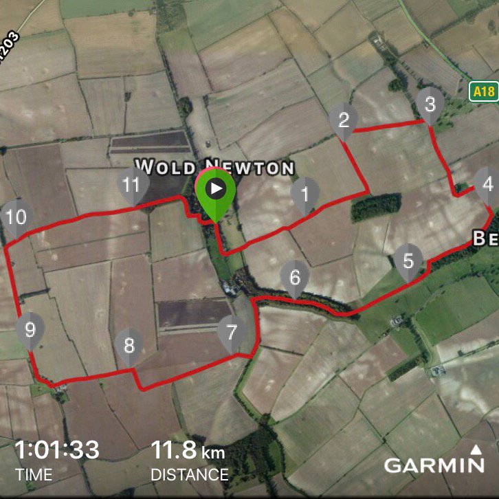 Jim_Buckle's tweet photo. Today's run was around the village where I spent my first 20 years. #lincolnshirewolds #runningoffroad https://t.co/A0JKrJkIiG