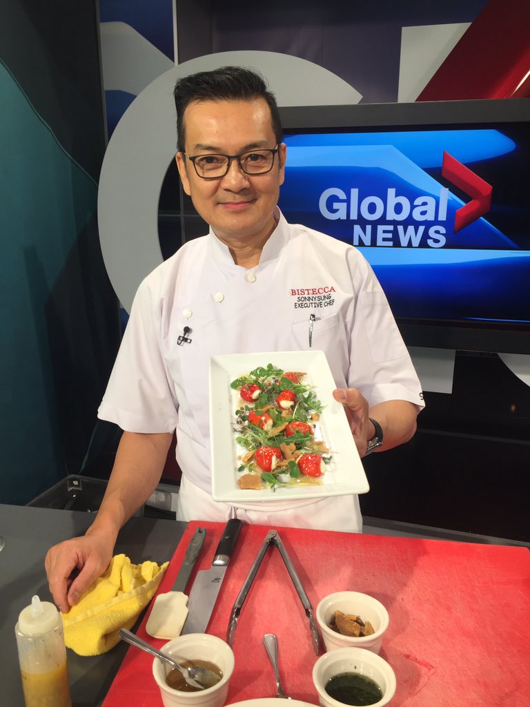 Bistecca_YEG's tweet image. Goat Cheese Stuffed Sweet Peppers
( Goat Cheese / Stuffed Sweet Peppers / Hazelnut Candy / Borage Mixed Salad ) #yeg @GlobalEdmonton