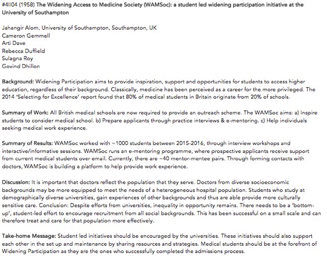 Jingstar's tweet photo. Looking forward to @AMEE_Online in Helsinki next weekend. Here's the abstract to our poster on @WAMSoc_soton. Will upload the poster after. https://t.co/6t7KqrjeTP