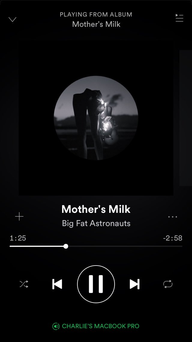 MOTHER'S MILK • SPOTIFY x 🍼