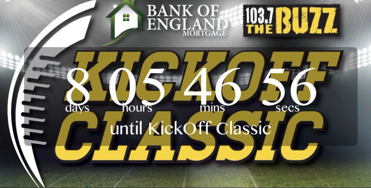#Retweet if you're excited for the #BOEKickOffClassic!!! <a href="/1037TheBuzz/">103.7 The Buzz</a>