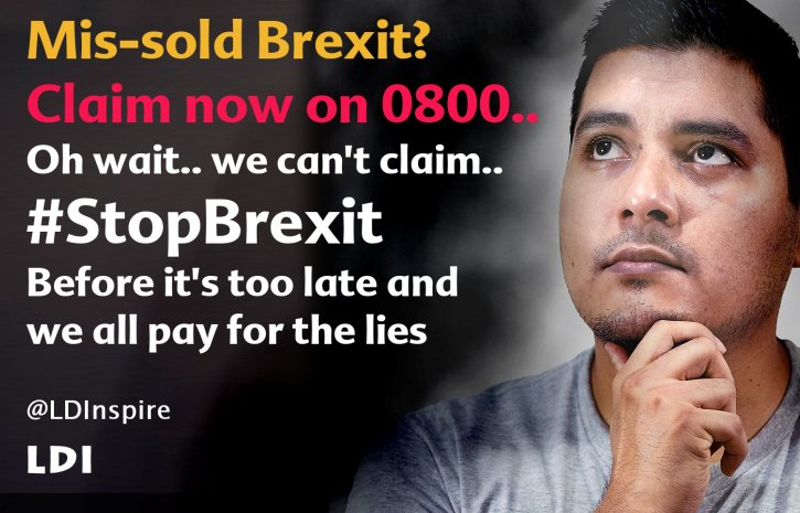 LDInspire's tweet photo. You can't claim, but you can join a party fighting to #StopBrexit. Join the @LibDems today. https://t.co/FVHrKLBXY1 https://t.co/nYc70CL9mu