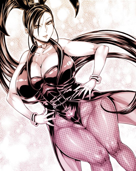 【らくがき】マルティナねえさん、ぱふぱふしてください!ふとももではさんでください!(混乱) #ドラゴンクエストXI  #マルティナ #バニー衣装 