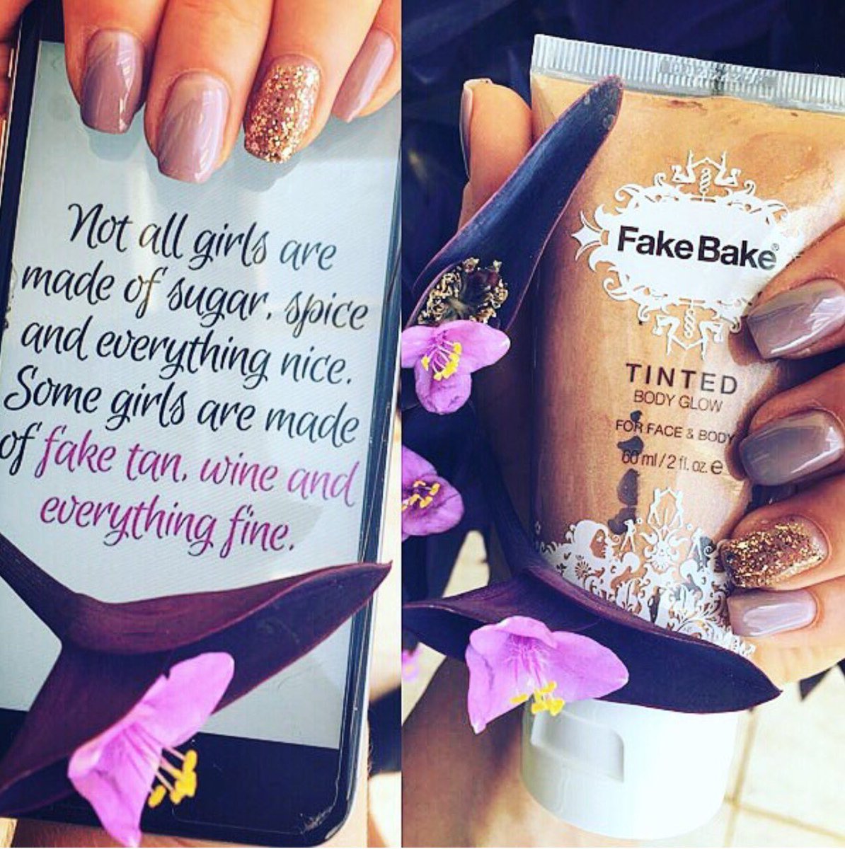 fakebake_spain's tweet photo. Sparkling Classy Elegance #evitabreide #teamfakebake #felizdomingo #tanning #bikiniseason #makeup #glitter bronzedbeauty #nails summer2017 💕 https://t.co/CCN0TXmBrr
