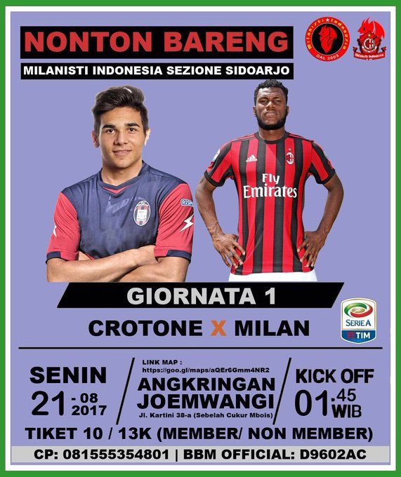 [NONTON BARENG di JAWA TIMUR]

Sezione Sidoarjo.

(via <a href="/MIsezSidoarjo/">Milanisti Sidoarjo</a>)

#NobarMIJatim
#SezioneSidoarjo
#Giornata1