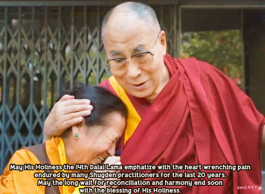 emun1397's tweet photo. Don't #Shugdenpas deserve Your Holiness @DalaiLama's acceptance & #compassion? Please help end #ShugdenConflict 🙏 https://t.co/RsGLrlF1oV https://t.co/pZX3JWakCP