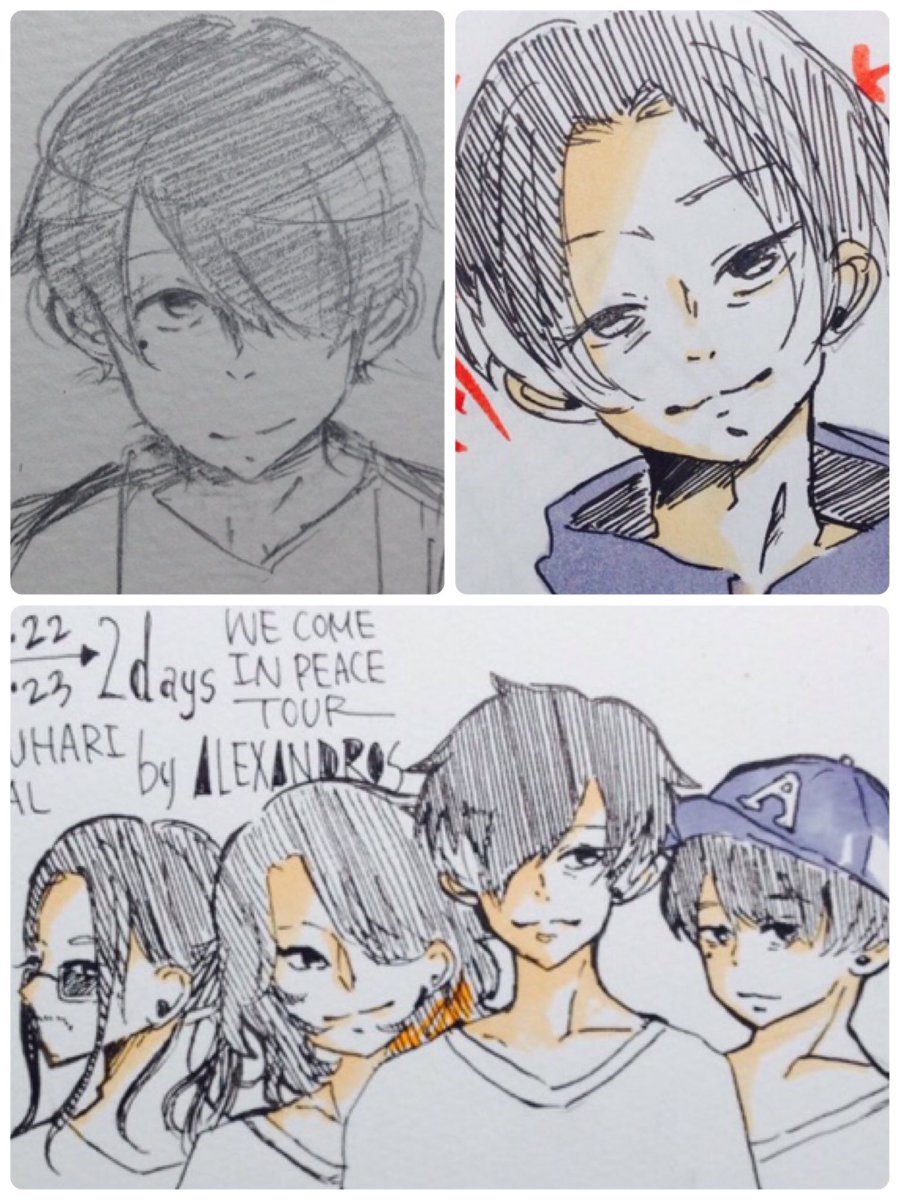 let_me_show_'s tweet photo. #繋がっても繋がらなくてもいいから俺の描く顔をみてくれ 

目の書き方がその都度変��るよᐠ(   ᐢ ᵕ ᐢ )ᐟ https://t.co/FpNrfkUHLQ