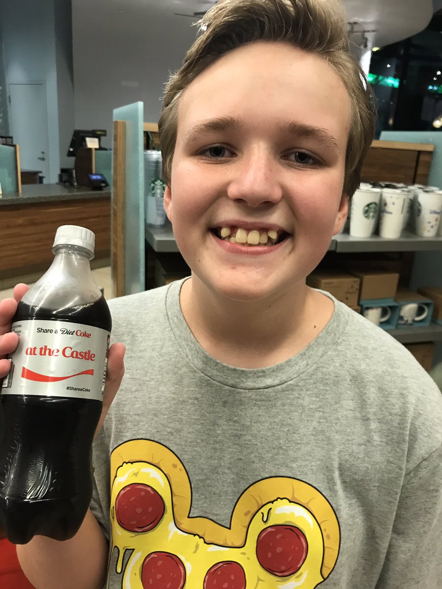 AHTurner2's tweet photo. Well played @DietCoke !#AtTheCastle That will cover everyone at @WaltDisneyWorld #WDW @Stabucks #EPCOT @AndrewATurner3 https://t.co/7HBrTpjJ8F