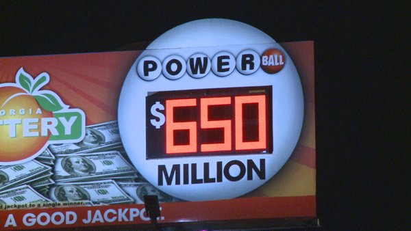 Powerball jackpot rolls over to $650M for Wednesday on.11alive.com/2wlCfv1 https://t.co/6Wsu7JUnxI