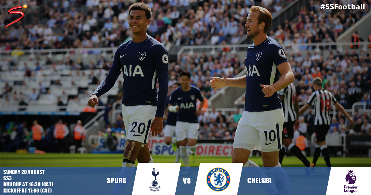 SuperSportTV's tweet photo. Spurs have never lost a Premier League match when Dele Alli has scored.
Chelsea have never lost their first 2 games of a #PL season before. https://t.co/bSDm53et9g