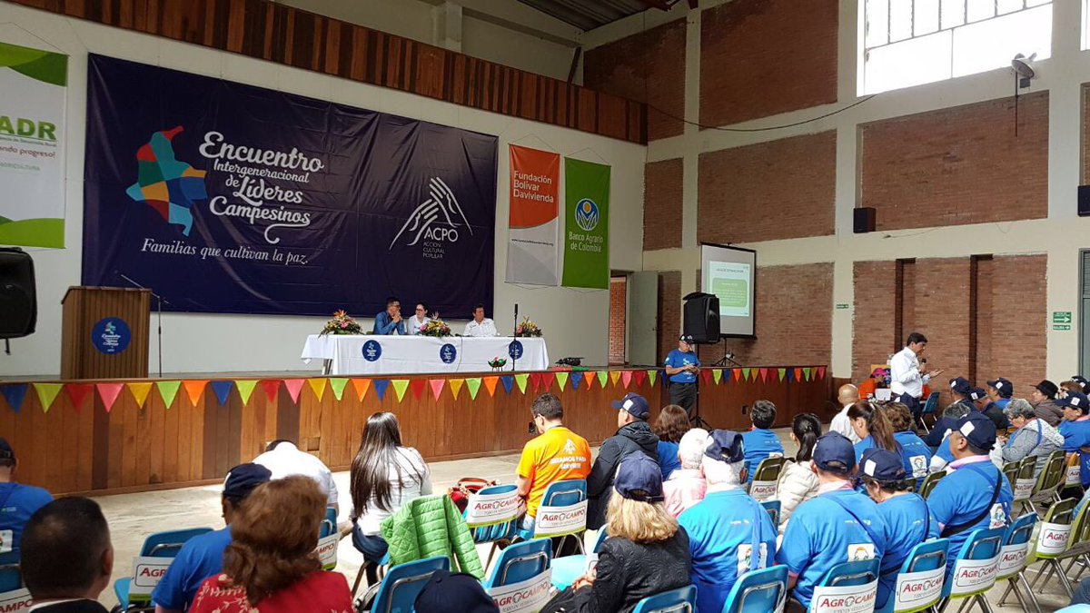 "Los proyectos productivos deben nacer en el campo y ser para el campo, buscando generar verdadero impacto en los campesinos" Director UTT