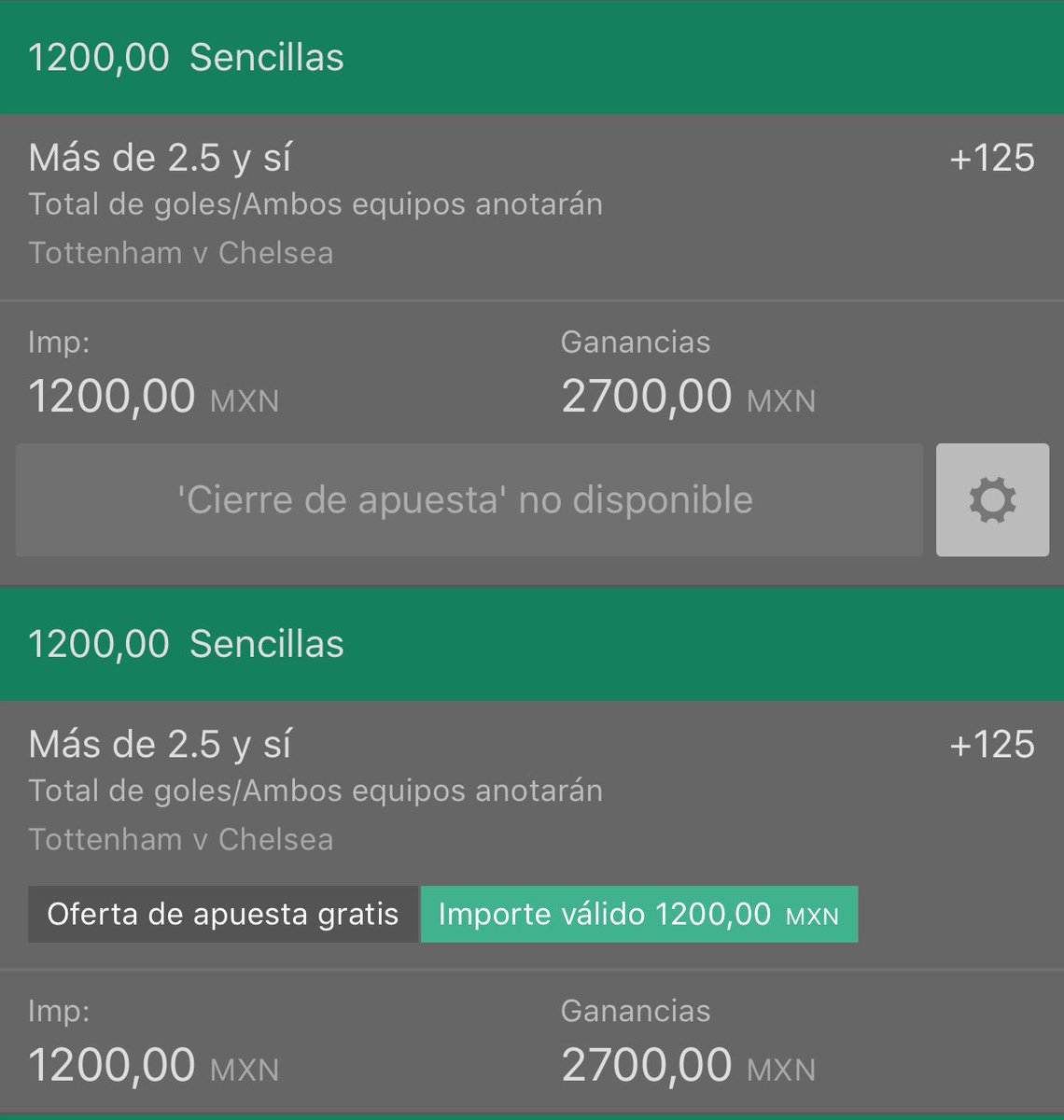 RodrigoParley's tweet image. BOOOM!!!

Ov 2.5 Y Ambos Anotan Tottenham 💰💰