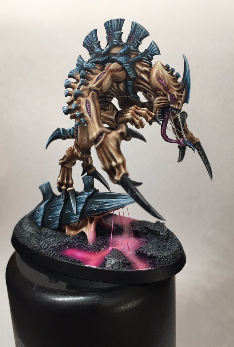 NJCMiniatures's tweet photo. #New40k Happy enough to call the Broodlord complete :) Still can't decide on an army list... https://t.co/3fX8nGTux5
