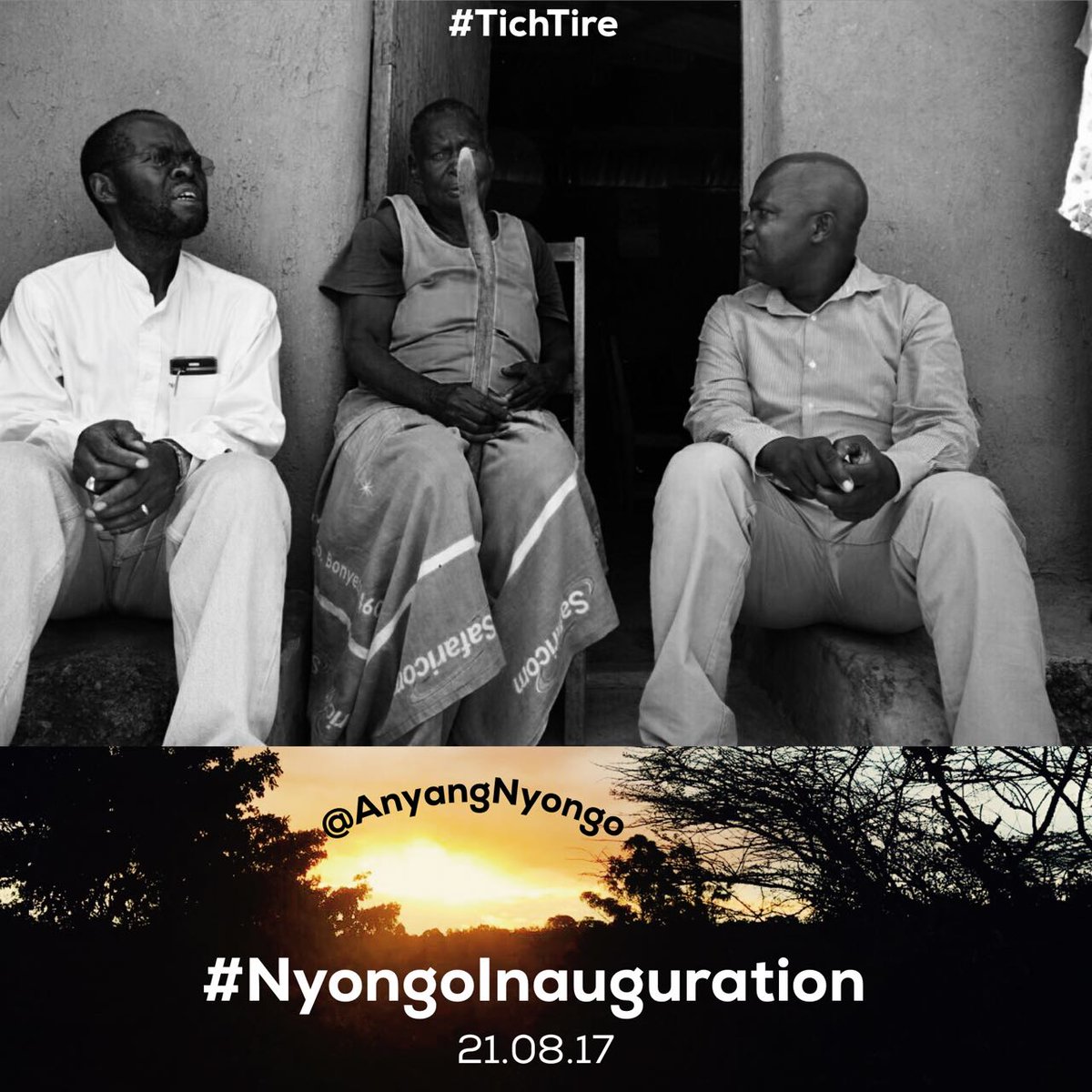 #NyongoInauguration countdown! Join us as we welcome our new Kisumu governor .@AnyangNyongo & Dep. Owili on 21.8.17 #TichTire