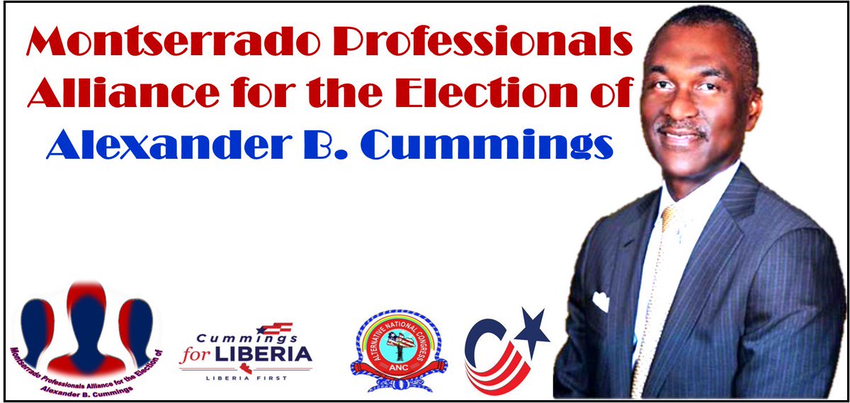 moprafoe_abc's tweet photo. We are sure of #RealChange in #LIBERIA Vote @AlexBCummingsjr as President of #LIBERIA on October 10 @CummingsforLIB https://t.co/yzRTO6DElL