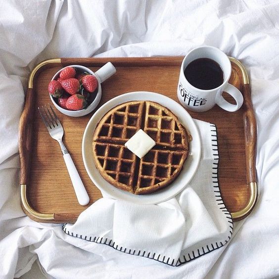 Sundays: breakfast in bed. #simple